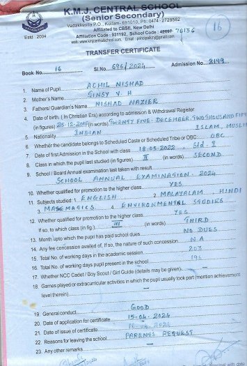 KMJ central school is the best cbse school in Kollam , Kerala