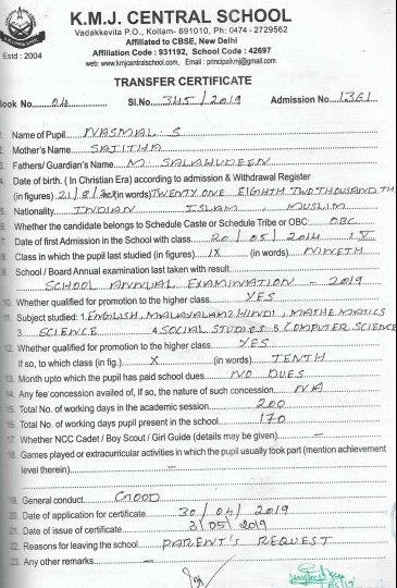 KMJ central school is the best cbse school in Kollam , Kerala